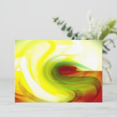 Computer Abstracte Uitnodigingen (Staand voorkant)