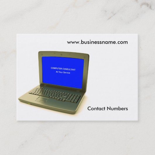 Computer afbeelding voor Bedrijven - Kaart Visitekaartje (Voorkant)