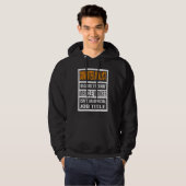 Computer Analyst Because Miracle Worker Funny Men  Hoodie (Voorkant volledig)