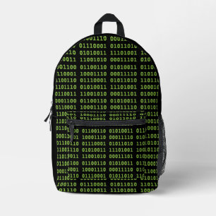 Computer Binaire Code Bedrukte Rugzak