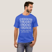Computer Binary Code Programmer Funny Developer T-shirt (Voorkant volledig)