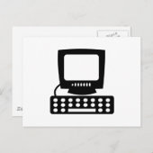 Computer Briefkaart (Voorkant / Achterkant)