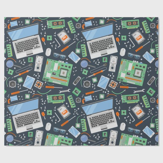 Computer Cadeaupapier (Vlak)