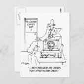 Computer Cartoon 3270 Briefkaart (Voorkant / Achterkant)