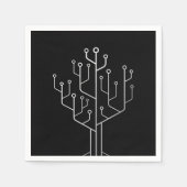 Computer Chip Tree Programmer Coder Engineer Tech Servet (Voorkant)