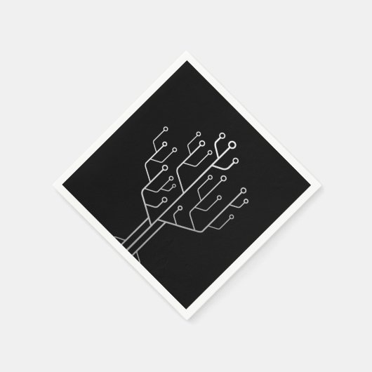 Computer Chip Tree Programmer Coder Engineer Tech Servet (Hoek)