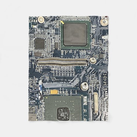 Computer Circuit Board Blanket  Fleece Deken (Voorkant)