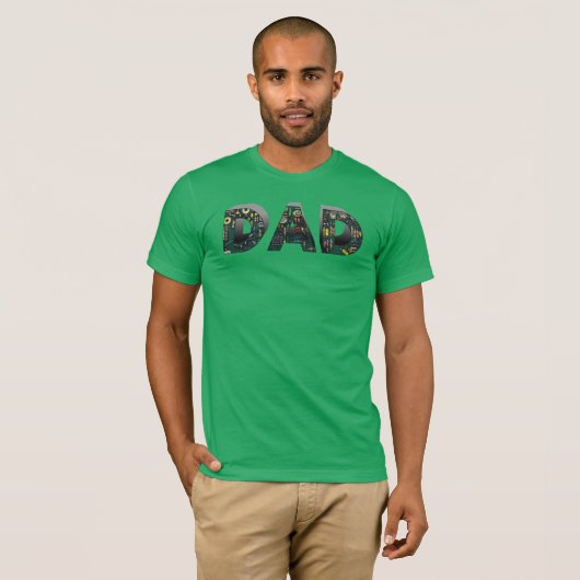 Computer Circuit Board T-shirt (Voorkant volledig)