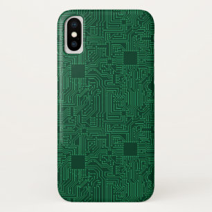 Computer circuitbord iPhone x hoesje