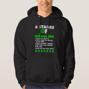 Computer Coder Software Ontwikkelaar 6 Fases of De Hoodie