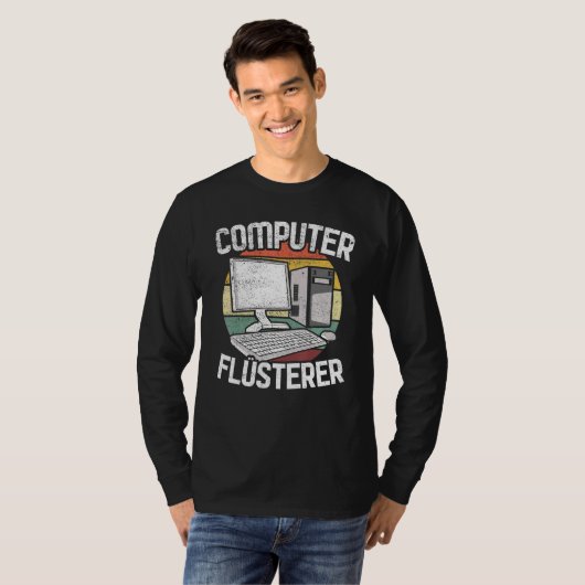 Computer Computer Computer Computer Computer Compu T-shirt (Voorkant volledig)