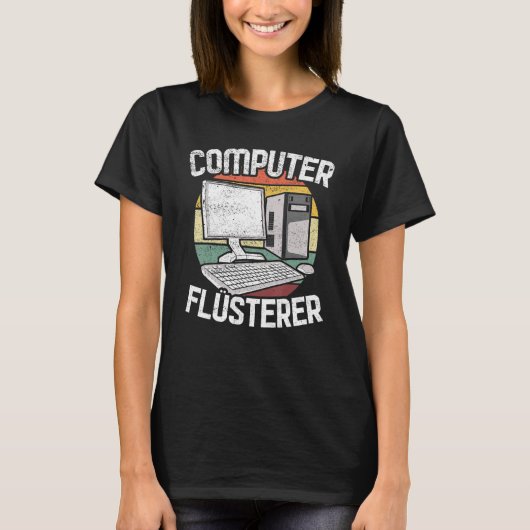 Computer Computer Computer Computer Computer Compu T-shirt (Voorkant)