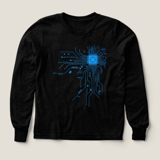 Computer CPU-chip PCB-circuit ontwerp Tech Cadeau (Voorkant)