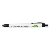 Computer Culture Black Trim Pen (Bovenkant)
