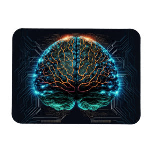 Computer Cyber Brain Magnet Magneet