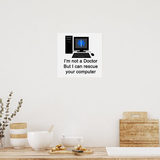 Computer Doctor Poster (Keuken)