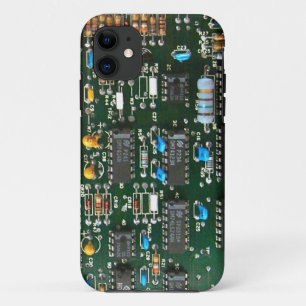 Computer Electronics Printen Circuit Board Afbeeld iPhone 11 Hoesje