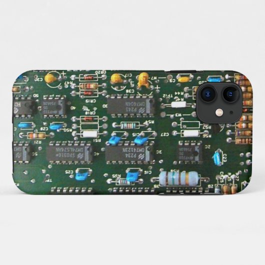 Computer Electronics Printen Circuit Board Afbeeld Case-Mate iPhone Case (Achterkant (horizontaal))