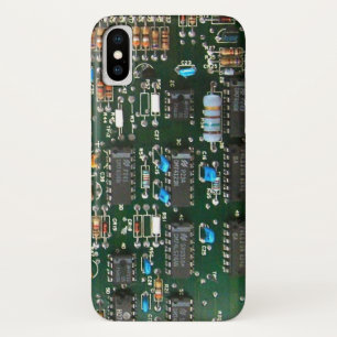 Computer Electronics Printen Circuit Board Afbeeld iPhone X Hoesje