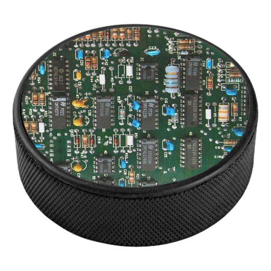 Computer Electronics Printen Circuit Board Afbeeld Hockey Puck (3/4)