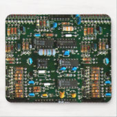Computer Electronics Printen Circuit Board Afbeeld Muismat (Voorkant)