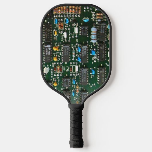 Computer Electronics Printen Circuit Board Afbeeld Pickleball Paddle (Voorkant)