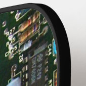 Computer Electronics Printen Circuit Board Afbeeld Pickleball Paddle (Links Detail)