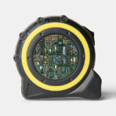 Computer Electronics Printen Circuit Board Afbeeld Rolmaat (Voorkant)