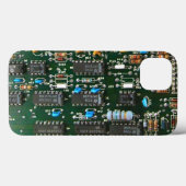 Computer elektronica printplaat afbeelding Case-Mate iPhone case (Achterkant (horizontaal))