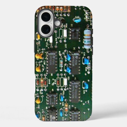 Computer elektronica printplaat afbeelding Case-Mate iPhone case (Achterkant)