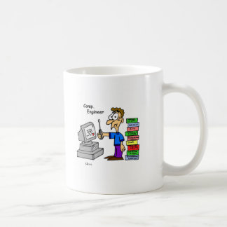 Computer Engineer Cartoon Koffiemok