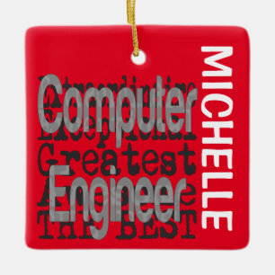 Computer Engineer Extraordinaire CUSTOM Keramisch Ornament