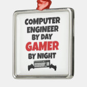 Computer Engineer Gamer Metalen Ornament (Links)