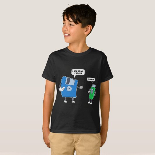 Computer Engineering I Vader & Son Floppy Disk En T-shirt (Voorkant volledig)