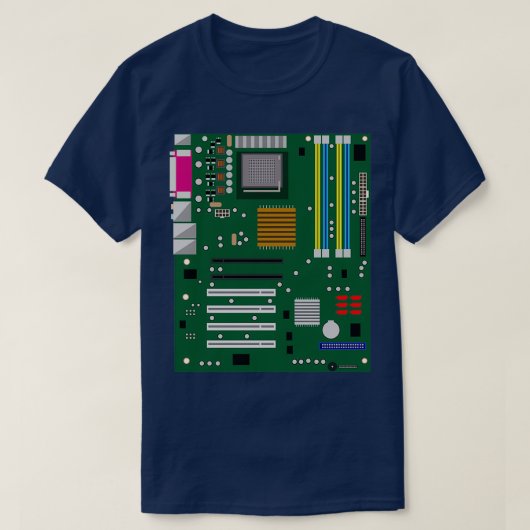 Computer Engineering Motherboard Hardware Admin Gi T-shirt (Design voorkant)