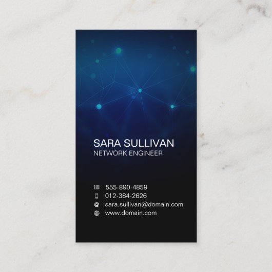 Computer Engineering Technische Licht Circuits Visitekaartje (Voorkant)