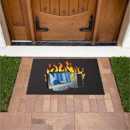 Computer Fire Door Mat