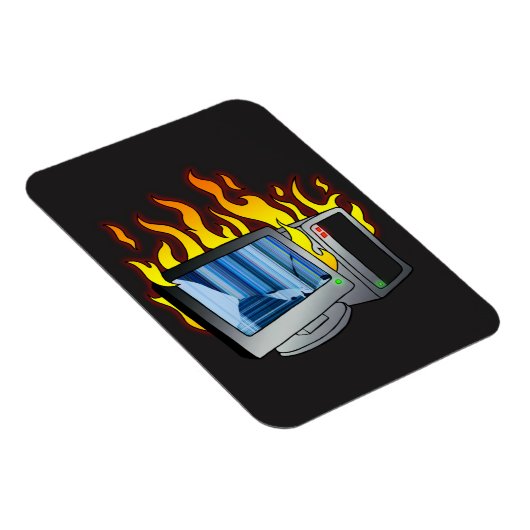 Computer Fire Flexibele fotomagneet Magneet (Rechterzijde)