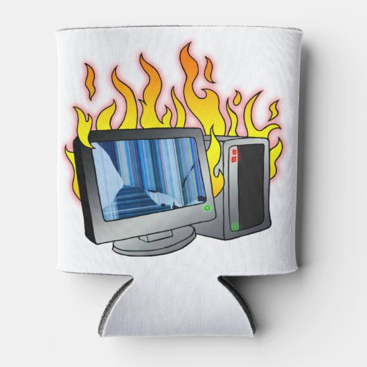 Computer Fire Foam Koelbox Blikjeskoeler (Voorkant)