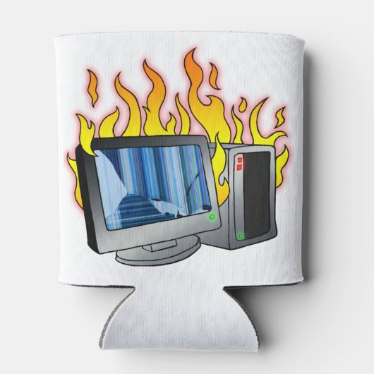 Computer Fire Foam Koelbox Blikjeskoeler (Achterkant)