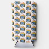Computer Fire Foam Slim Seltzer Koelbox (Voorkant)