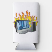 Computer Fire Foam Slim Seltzer Koelbox (Achterkant)
