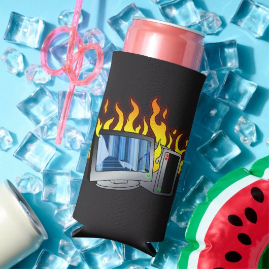 Computer Fire Foam Slim Seltzer Koelbox (Insitu Zomer)