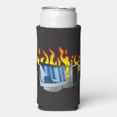 Computer Fire Foam Slim Seltzer Koelbox (Seltzer Voorkant)