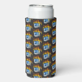 Computer Fire Foam Slim Seltzer Koelbox (Seltzer Achterkant)