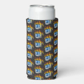 Computer Fire Foam Slim Seltzer Koelbox (Seltzer Voorkant)