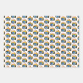 Computer Fire Wrapping Paper Flat Sheet Set van 3 (Voorkant)