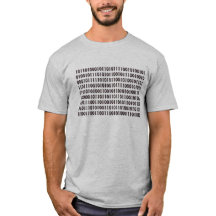 Computer Geek 101010 Binaire Code Numeriek T-shirt