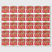 Computer Geek Cadeaupapier (Vlak)