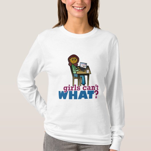 Computer Geek - Donker T-shirt (Voorkant)